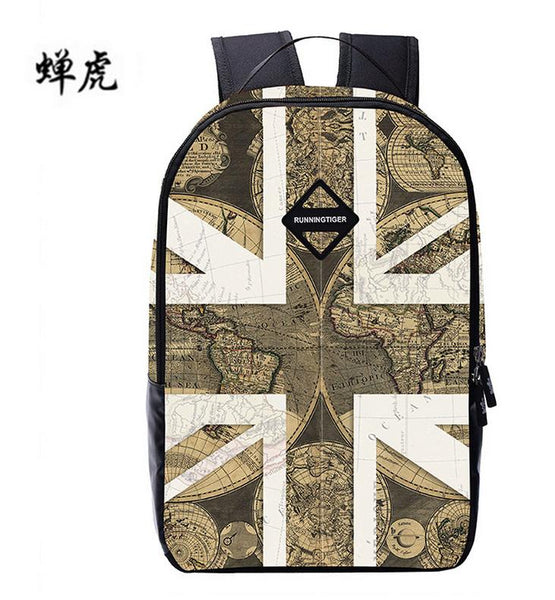 Cool Flag Print Backpacks