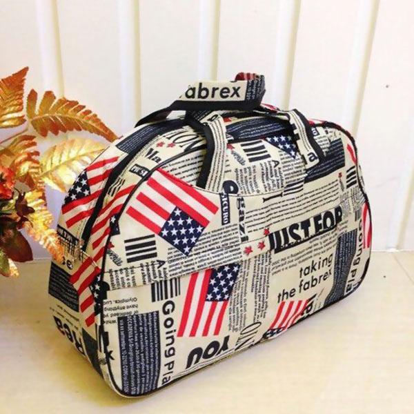 American Flag Travel Bag