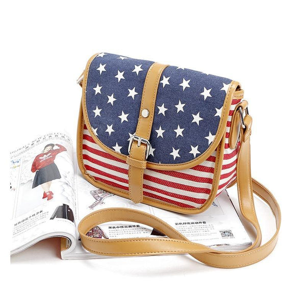 American Flag Ladies Shoulder Bags