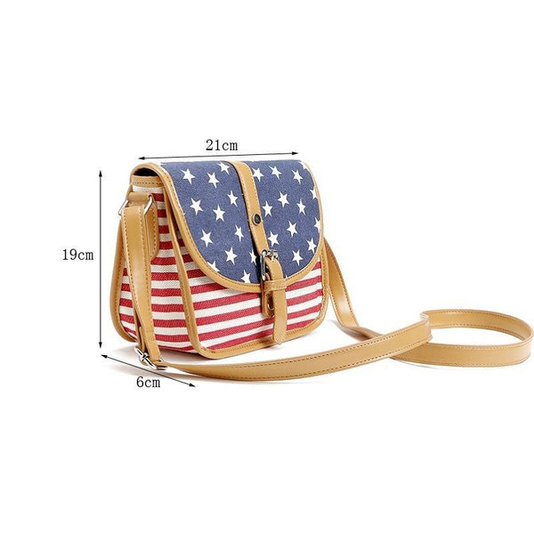 American Flag Ladies Shoulder Bags