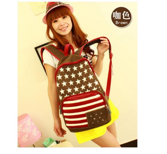 American Flag Retro Bag