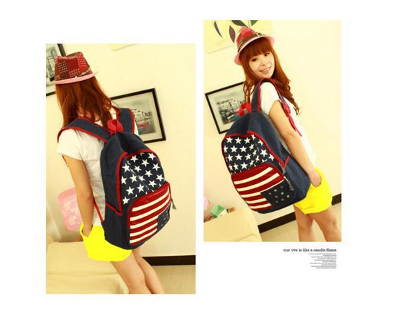 American Flag Retro Bag