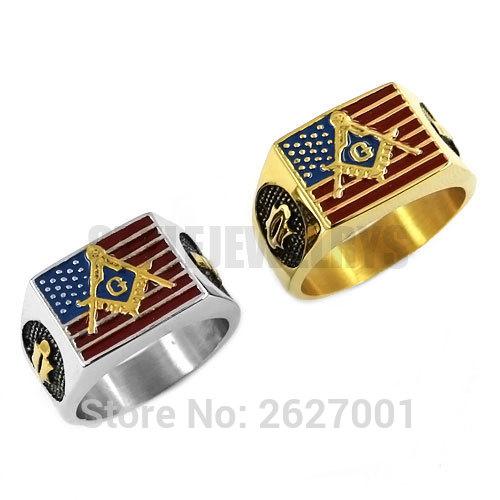American Flag Biker Ring