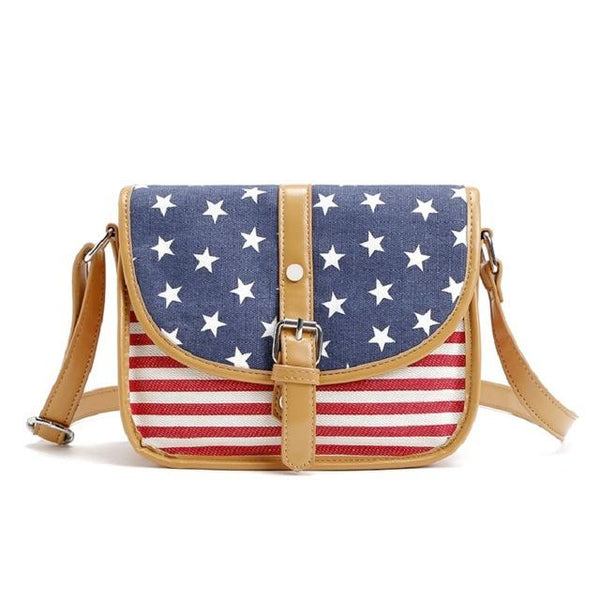 American Flag Ladies Shoulder Bags
