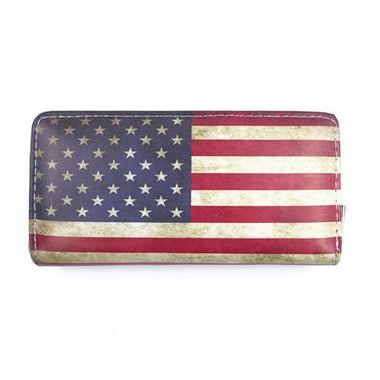 American Flag Clutch Bag