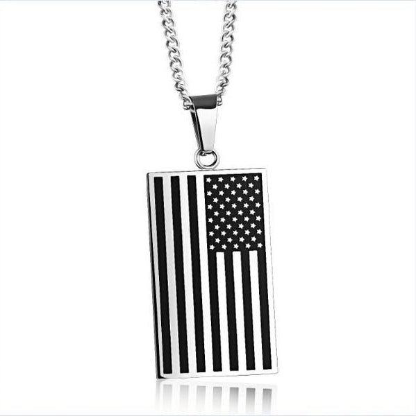 Patriots American Flag Necklace